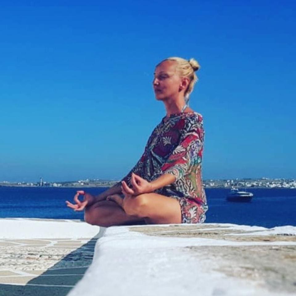Milena Mattei insegnante di Ananda Yoga presso la Fondazione Oasi