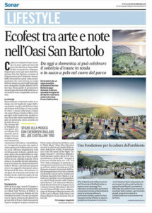 Ecofest 2024 Rassegna Stampa Lifestyle